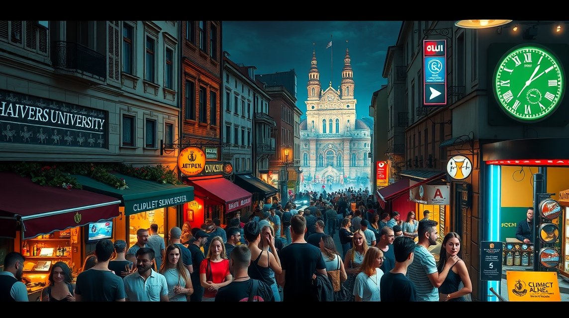 Kolozsvári éjszakai élet: fiatalok, kocsmák és élő zene