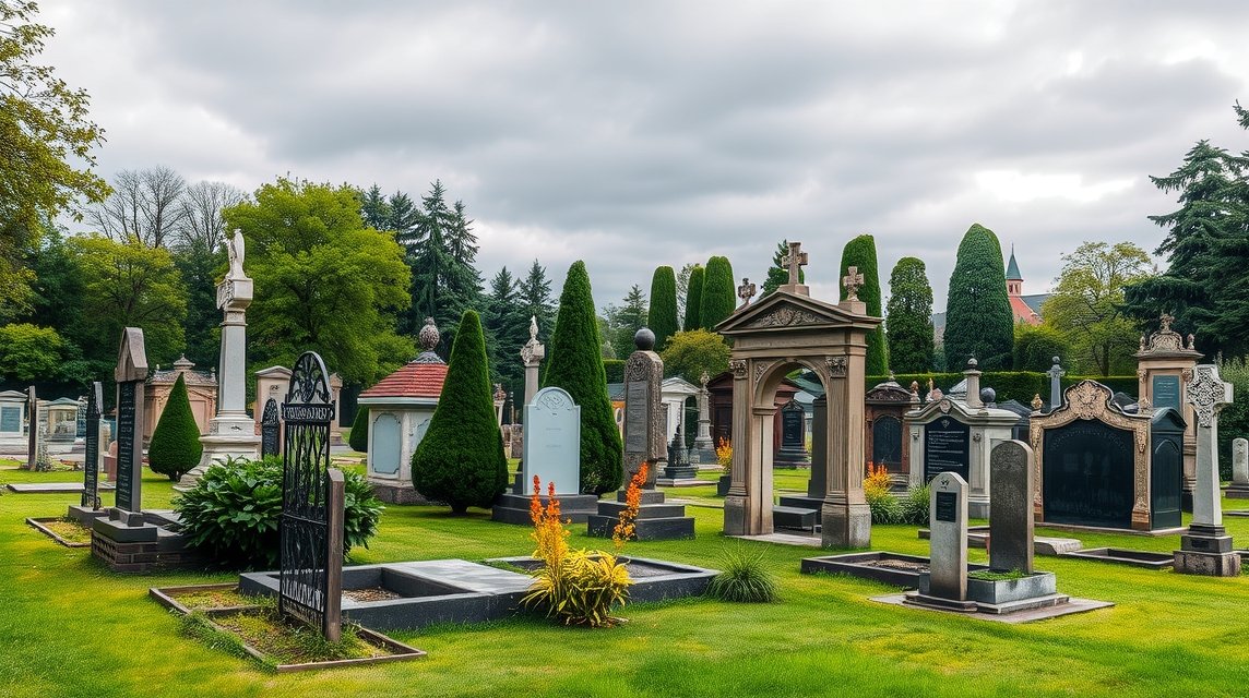 A Házsongárdi temető sírei és szobrai Kolozsváron.