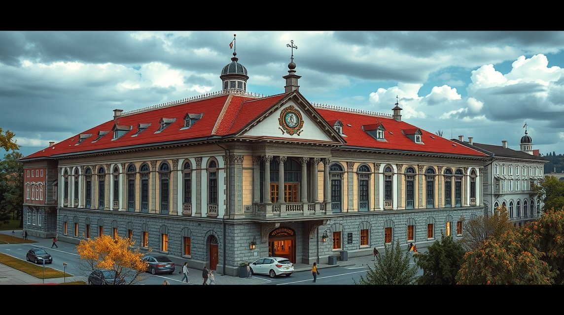 A Kolozsvári Néprajzi Múzeum felvétele, építészeti részletekkel.