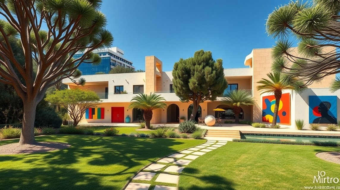 Joan Miró Alapítvány művészeti központja Palma városában.