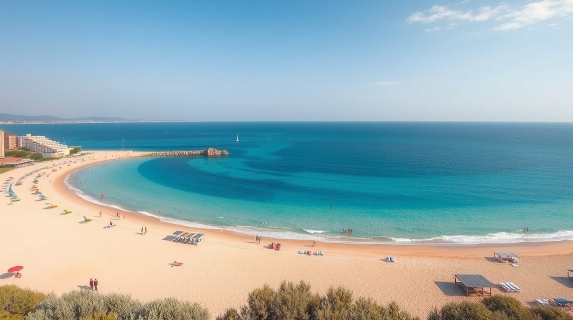 Bulgária és a Napospart: Mikor a legolcsóbb a nyaralás? 1 Gyönyörű napsütötte tengerpart Bulgáriában, Naposparton