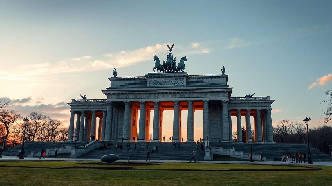 Lipcse Népek Csatájának Emlékműve a városban