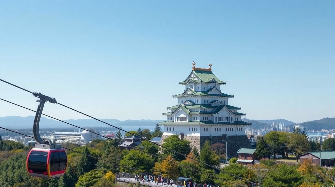 Macujama várkastély és libegő fenséges panorámája