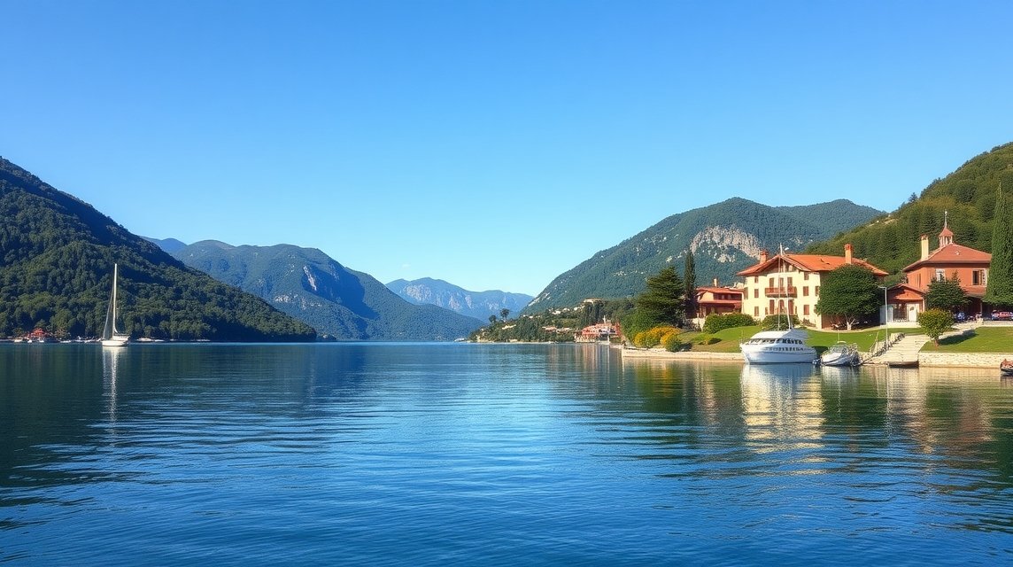 Ohridi-tó, Észak-Macedónia: kristálytiszta víz és hegyek