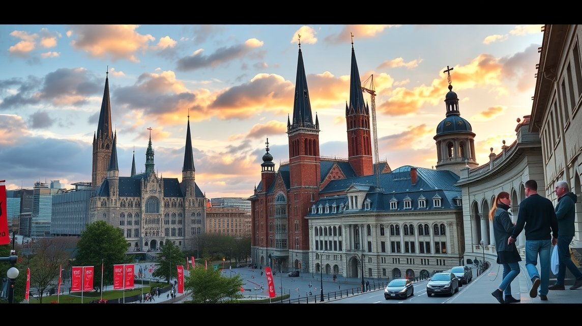 Ottawa hangulatos tája, történelmi épületekkel és pezsgő kulturális élettel.