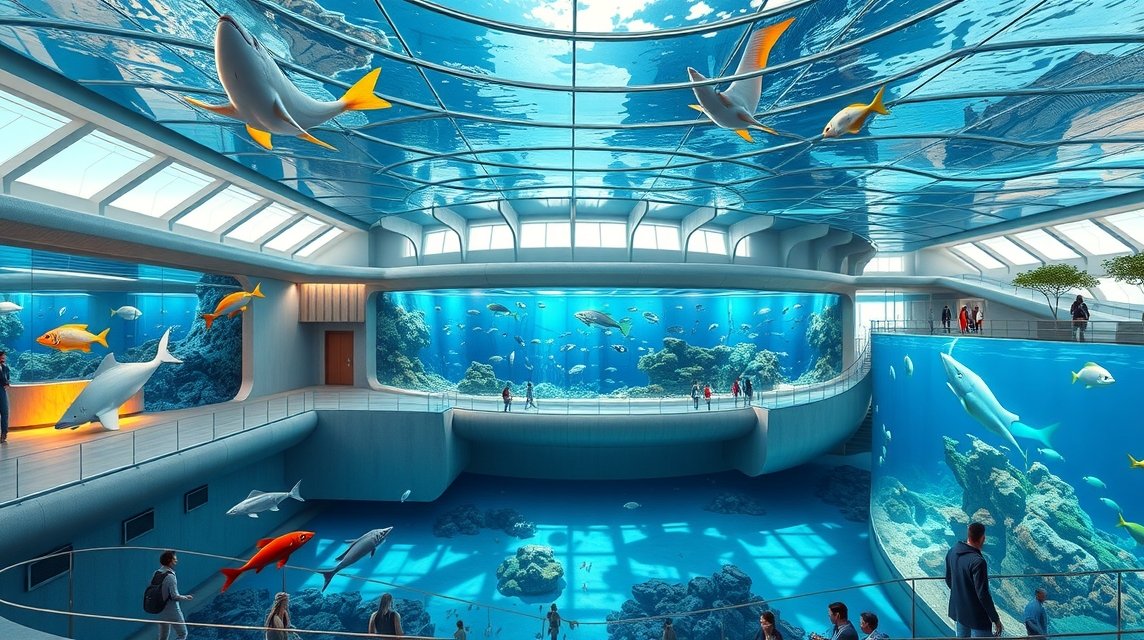 Palma Aquarium látványossága a Playa de Palmán, cápák és trópusi halak.