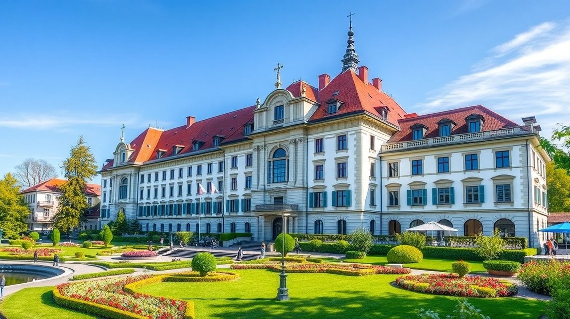 A Richard Wagner Múzeum, Luzern gyönyörű villája és kertje.