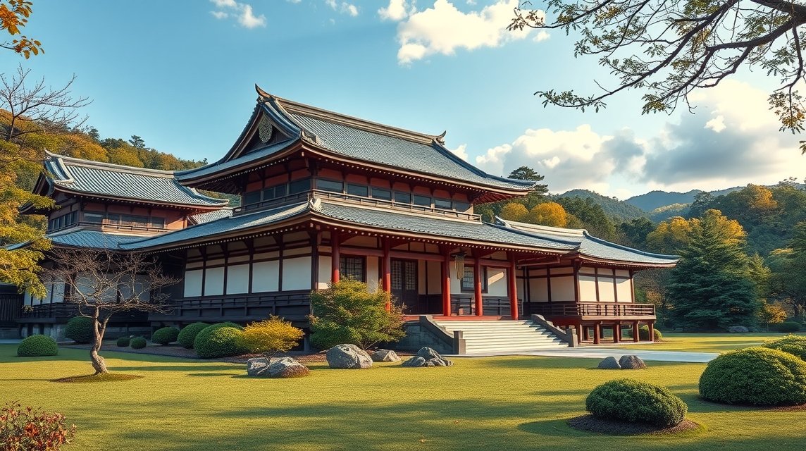 Rinno-ji templom Szendai gyönyörű kertjével