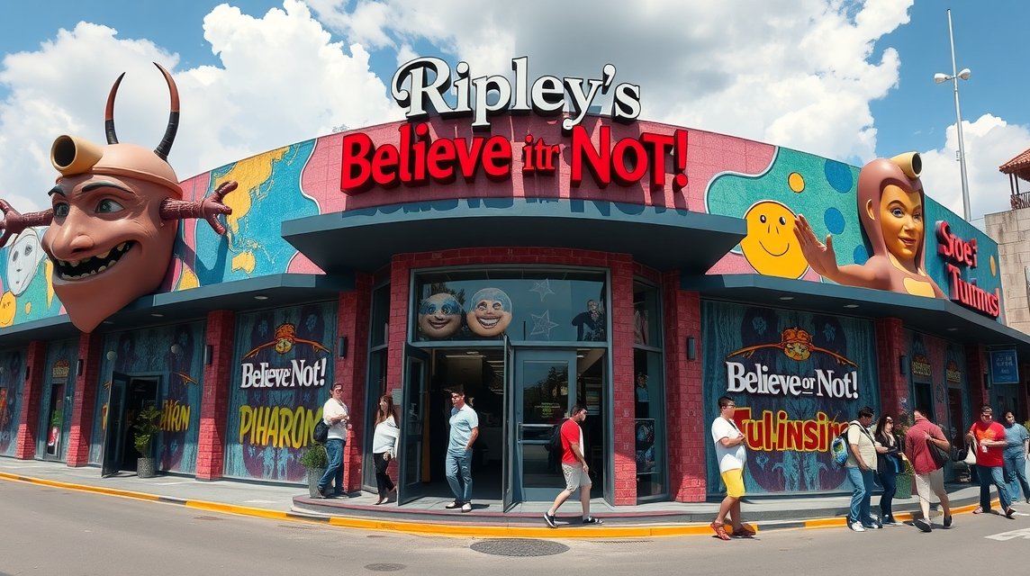 A Ripley's Believe It or Not! múzeum bejárata Pattayán.