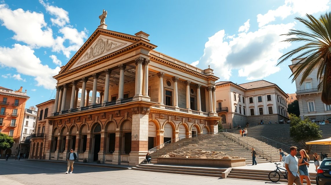 Cartagena római színháza, történelmi épület Spanyolországban