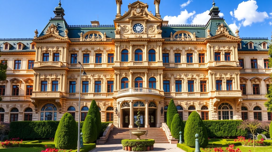 Augsburg látnivalók - A Schaezlerpalais rokokó palota 1 Schaezlerpalais rokokó palota Augsburgban gyönyörű építészettel.