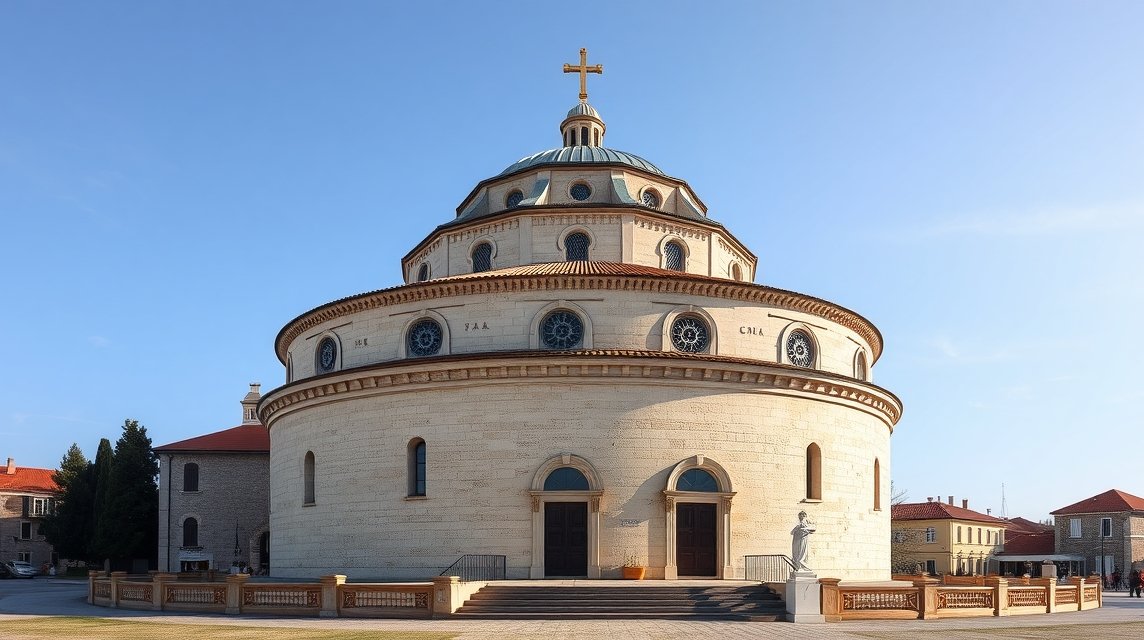 Zára látnivalók - A Szent Donát-körtemplom 1 A Szent Donát-körtemplom Zárában, lenyűgöző építészeti csoda.