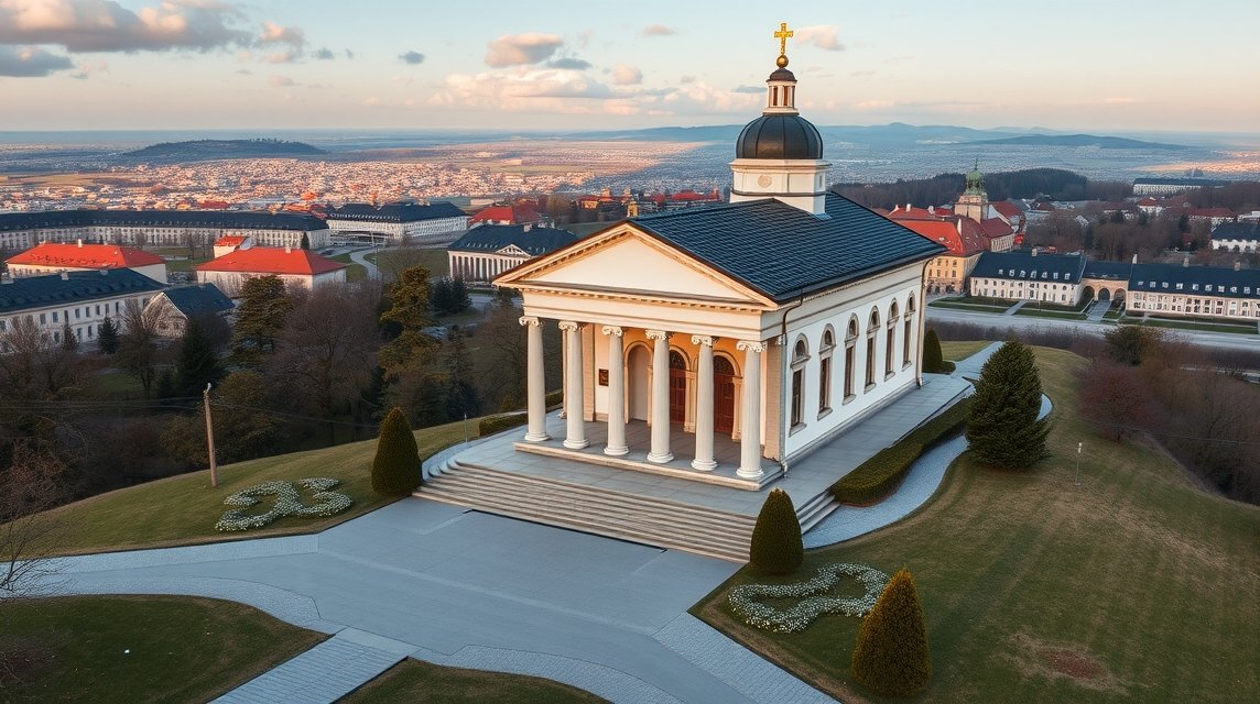 A Temetkezési Kápolna Stuttgart városában, Württemberg-hegyen