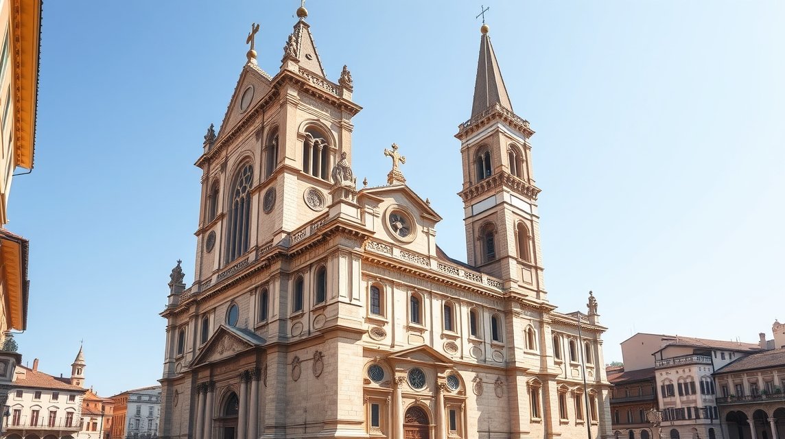 A Veronai Dóm impozáns roman-gót architektúrája