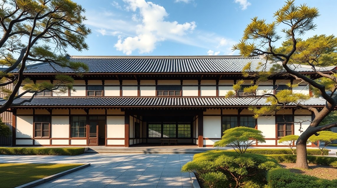 Yumeji Művészeti Múzeum épülete Okayamában