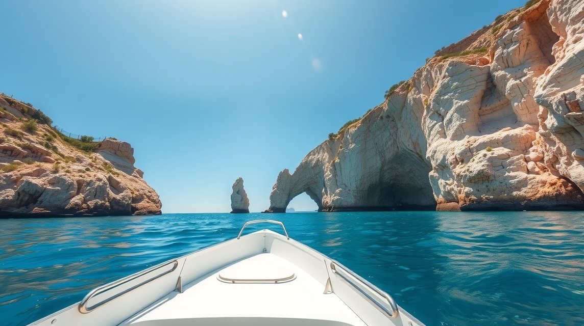 Albufeira látnivalók - Hajókirándulás a Benagil-barlanghoz 1 Hajókirándulás a Benagil-barlanghoz Albufeira csodálatos partján