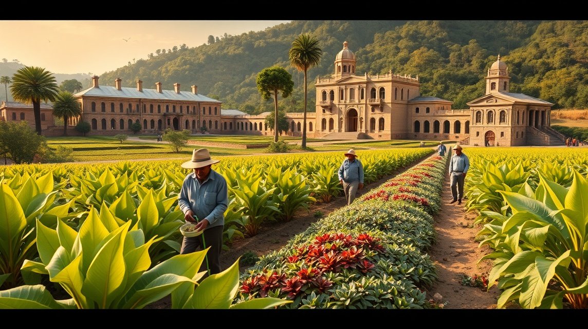 Dohányültetvény munkások Batouri mellett, Kamerunban.