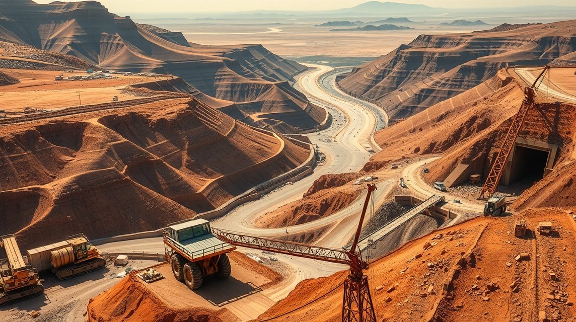 Kép a Bertoua-i aranybányászatról és környező tájról