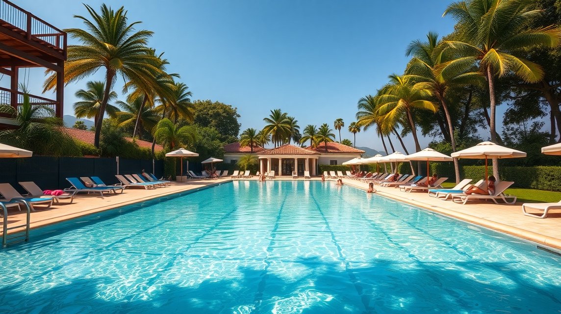 A Castel Branco-i Piscina Praia tengerparti medence gyönyörű látványa