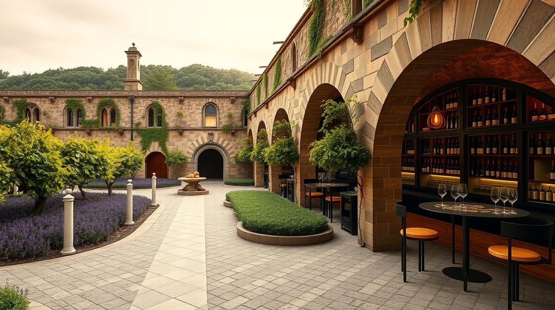 Caves da Raposeira pezsgőpincészet szőlőültetvény és pincetúra