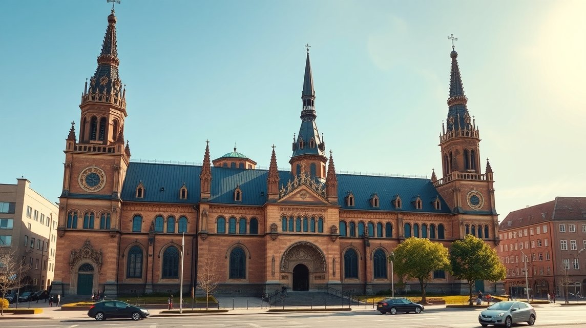 Budolfi Katedrális Aalborgban, Dánia - impozáns középkori építészet