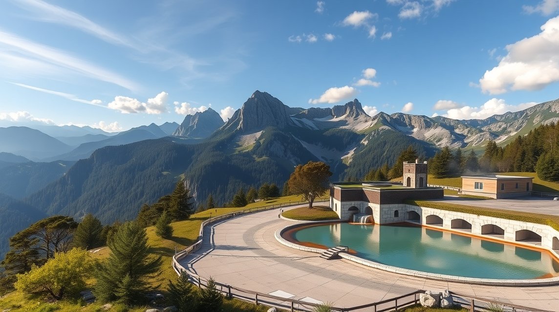 Domogled-Cserna Nemzeti Park gyönyörű tája Herkulesfürdőnél