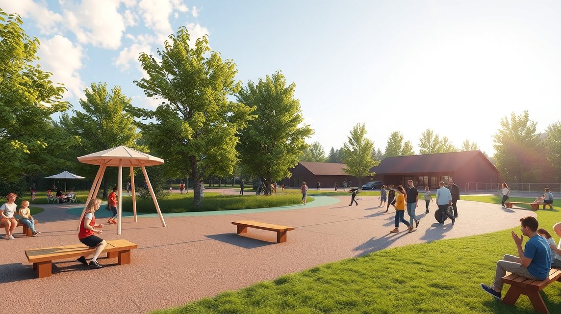 Gerlev Játékpark és Sportközpont tavaszi látkép sportos családi programokhoz