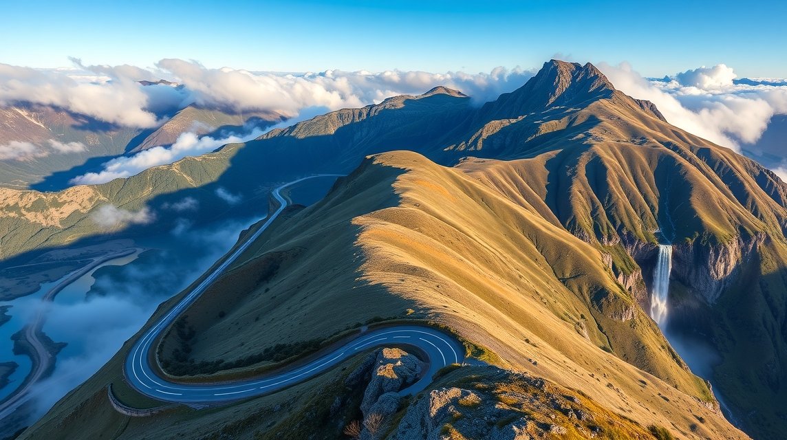 Lélegzetelállító kilátás a Transzfogarasi útról és a Bilea-tóról