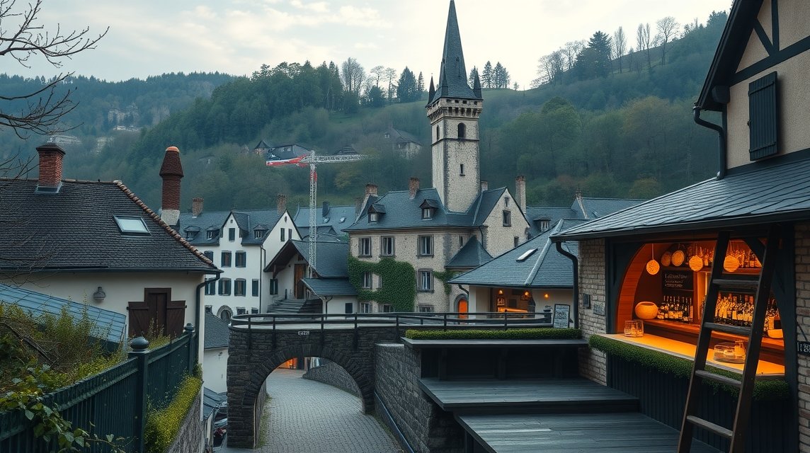 Gruyères: Sajtgyár, középkori vár és az Alien-bár bizarr világa 1 Gruyères városa, középkori épületek és hangulatos utcák