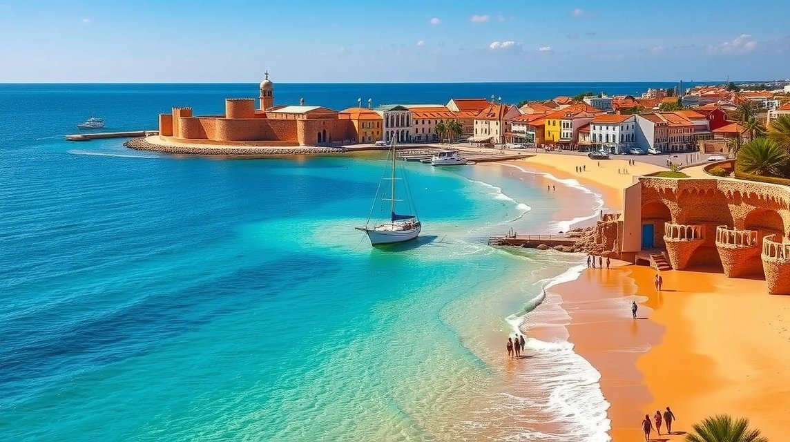 Punta Umbría tengerpartja és kikötője Spanyolországban