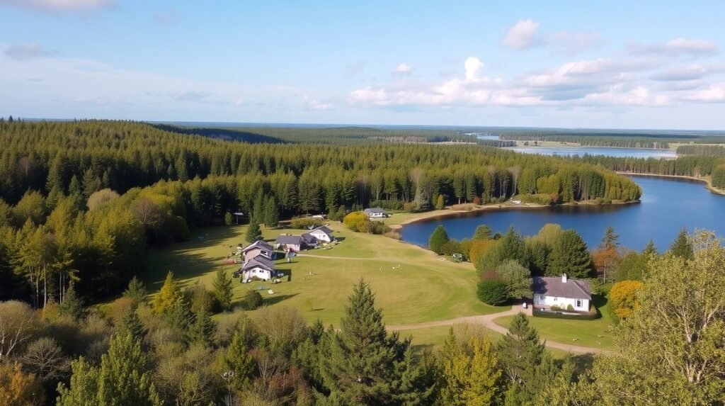 Brovst, Észak-Jütland vadregényes tája kempingezéshez