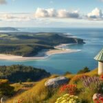 Gyönyörű kilátás a Hindsholm félszigetre, Kertemindében.