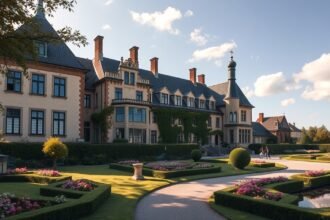 Scheelenborg uradalom történelmi kastélya Kertemindében