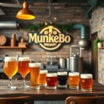 Kétféle kézműves sör a Munkebo Sörfőzde kóstolójában Kertemindében.