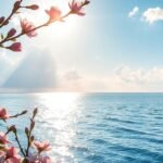 Kerteminde tengerparti táj naplementével és virágokkal