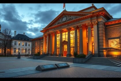 A Nemzeti Történeti Múzeum elegáns épülete Hillerődben.