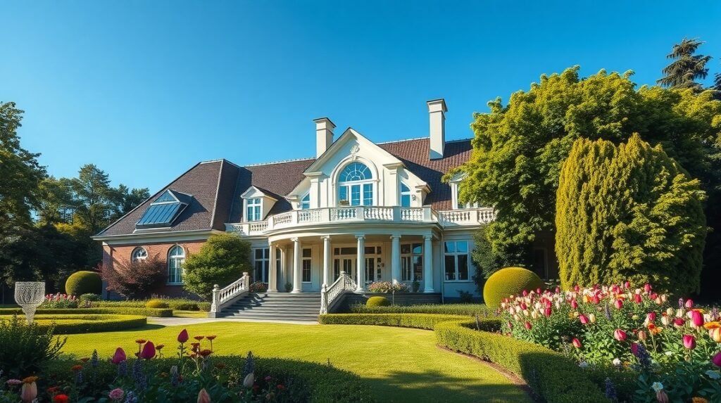 Az Annaborg művészeti ház Hillerød városában Dánia