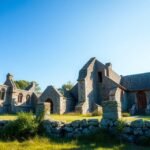 Æbelholt kolostorromok Dánia Hillerød területén, nyugodt környezetben.