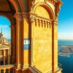 Faro katedrális toronyából nyíló kilátás a városra és a Ria Formosa lagúnára.