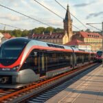 Modern S-tog vonat Hillerød állomásán, Dánia