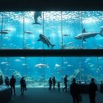 Hirtshals Nordsøen Oceanarium óriásakvárium és tengeri élővilág