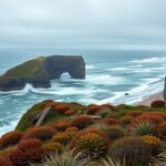 Hirtshals természeti szépsége az Északi-tenger partján.