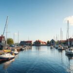 Middelfart kikötője és Kongebrogaarden történelmi épületei