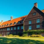 A Krabbesholm Højskole épülete Skive városában, Dánia