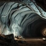 Mønsted mészkőbányák misztikus alagútja Dánia