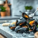 Friss Limfjord kagylók Skive gasztronómiájának bemutatásához