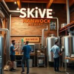 Hancock Sörfőzde belső tere és sörkészítés