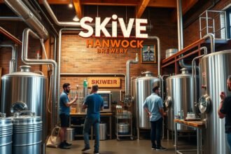 Hancock Sörfőzde belső tere és sörkészítés