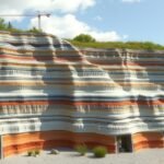 Skive geológiai moler rétegek Dánia