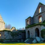 Az Antvorskov kolostor romjai Slagelse-ben, Dánia